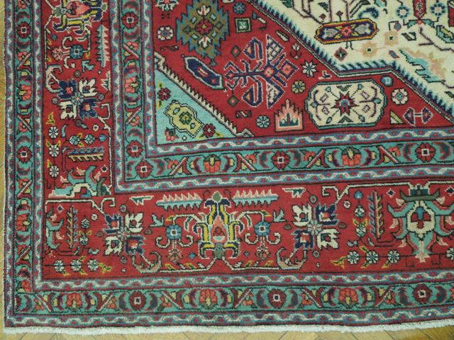 8.4 x 12.1 Genuine Persian Tabriz Wool Rug #PIX-16625