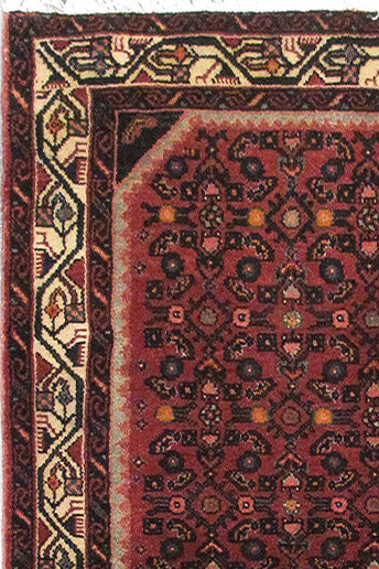 3.7 x 5.4 Persian Hamadan Rug Iran Tribal #PIX-82720