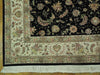 Load image into Gallery viewer, 8.7 x 11.7 Wool and Silk Handmade Rug Black #PIX-17451