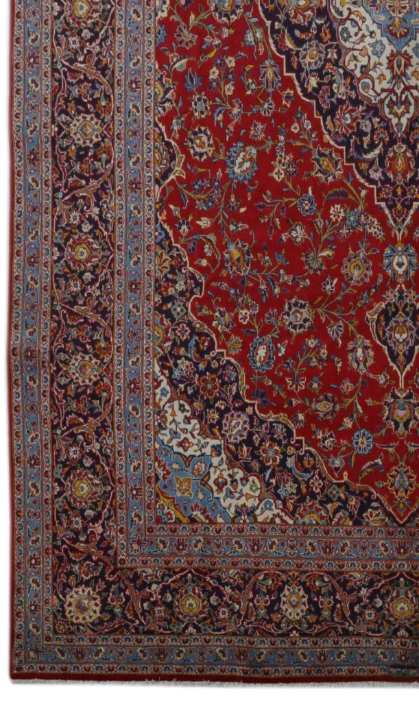 10 x 16.4 Authentic Persian Kashan Rug SIGNED Ghotbi Traditional Carpet #B-82237