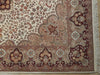 Load image into Gallery viewer, 8 x 9.9 Tabriz Hand‑Knotted Wool and Silk Quality Area Rug #PIX-18616