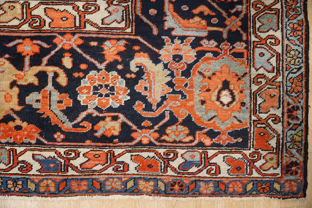 11 x 19 Authentic Antique Persian Serapi Rug 1930's #B-74899