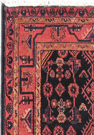 3.7 x 5.2 Tribal Rug Persian Carpet Ethnic Iran #PIX-82661