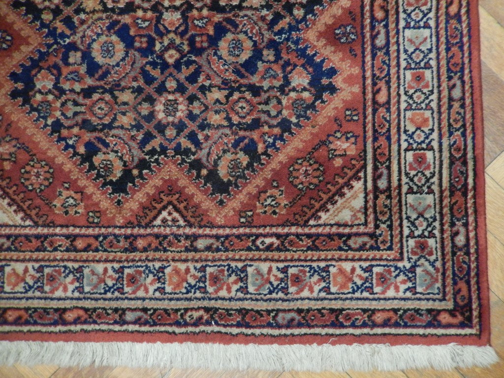 3 x 9.3 RUNNER Antique Persian Herati Tabriz #PIX-23282
