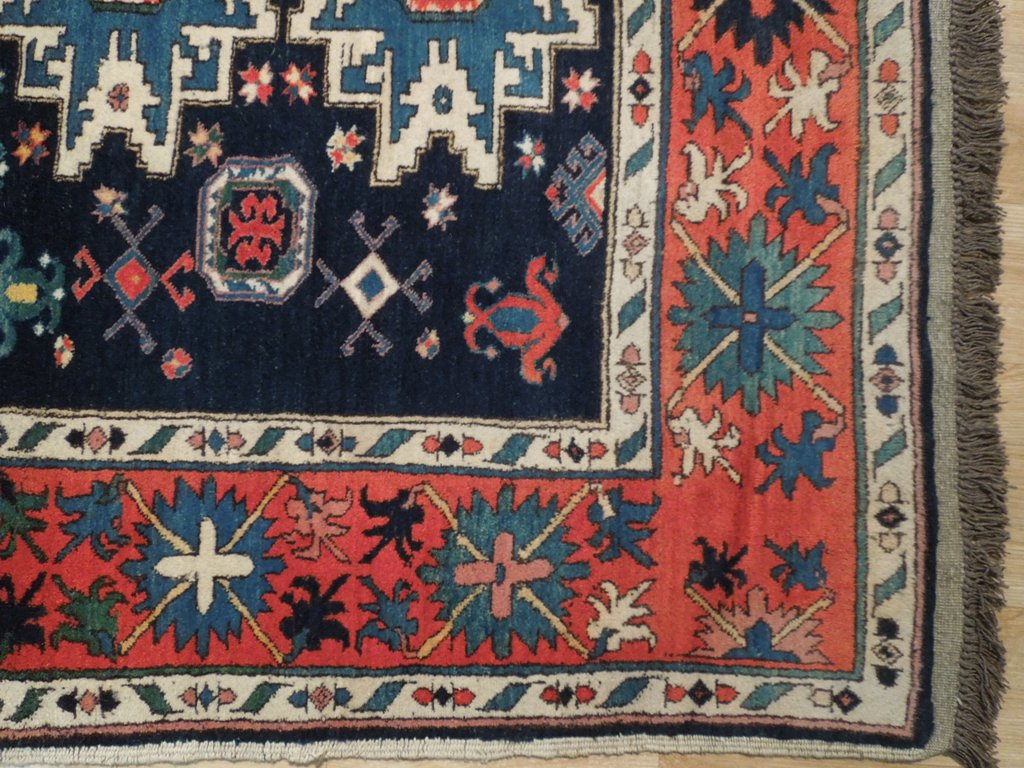 5.8 x 6.5 Hand-Knotted Afghan Rug #PIX-19335
