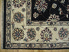 Load image into Gallery viewer, 6 x 9.2 Quality Handmade Wool and Silk Rug BLACK #PIX-26274