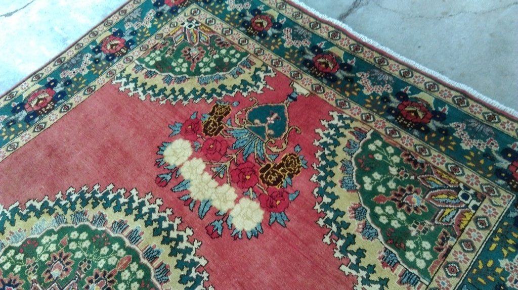 6.3 x 9.5 Pre Owned Persian Tabriz Rug #B-80819