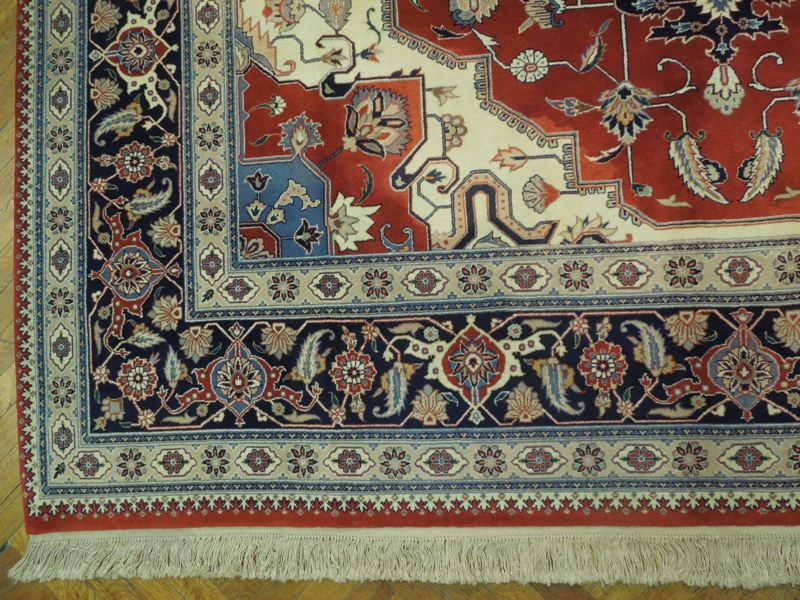 8.6 x 11.6 New Serapi Rug Dense Soft Silky Wool #PIX-17442