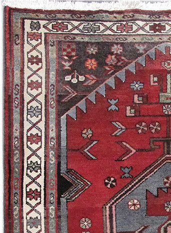 3.9 x 5.4 Persian Abadeh Hamadan rug #PIX-82740