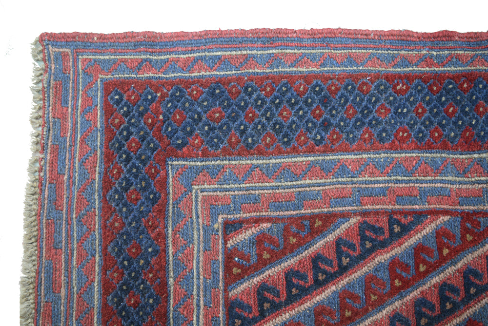 4' x 4' Mashwani Baluch Tribal Rug #PIX-28437