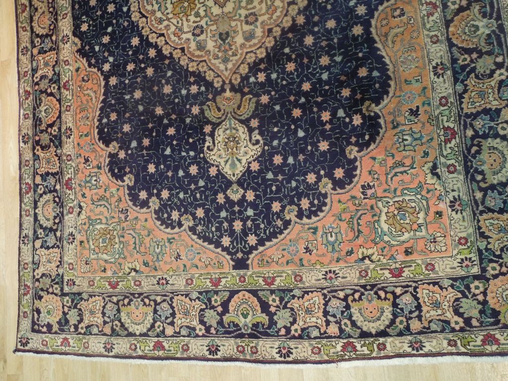 6.5 x 9.9 Estate Persian Tabriz Rug #B-72149
