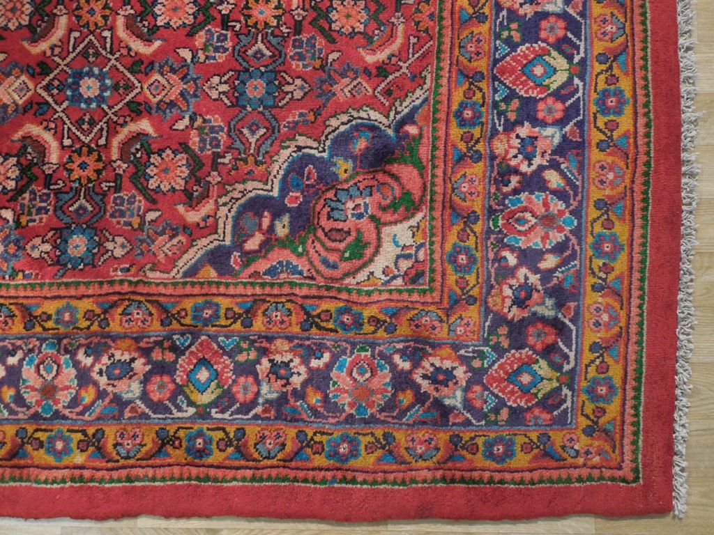 7.9 x 10.11 Semi-Antique Persian Mashad Rug #PIX-18172