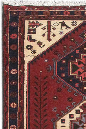 3.5 x 5 Iran Tribal Rug Hamadan #PIX-82747