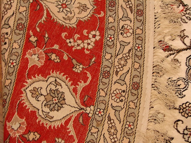 10 x 10 Feet Hand-knotted Round Silk Rug #PIX-13134