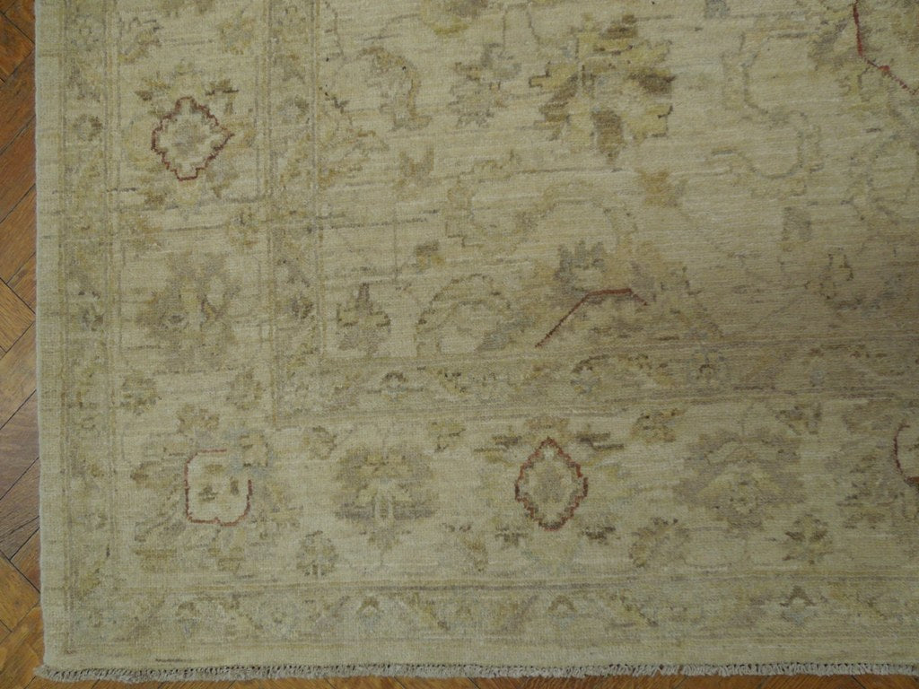 6.6 x 9.8 Chobi Peshawar Zigler Rug Natural Wool #PIX-20236