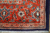 Load image into Gallery viewer, 10 x 13 Semi-Antique Persian Herati Sarouk Mahal Rug Blue #B-74768