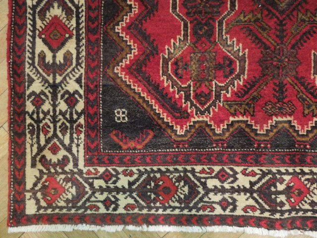 8.9 x 11 Semi-Antique Persian Tribal Hamadan Rug #PIX-15326