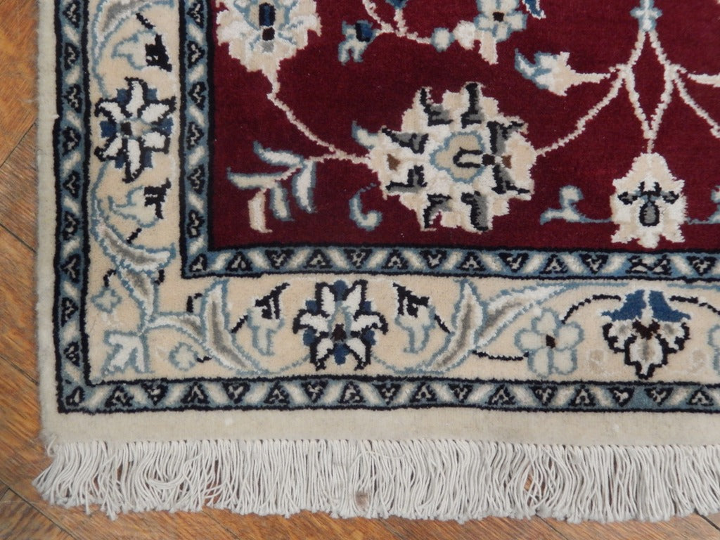 2.2 x 4.6 Persian Nain Rug Handmade Iran #PIX-23060
