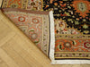 Load image into Gallery viewer, 5 x 6.9 Fine Persian Tabriz Rug Wool and Silk 400 Kpsi Black Geometric #PIX-1683