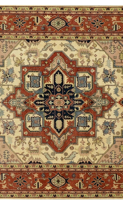 10 x 13.8 New Serapi Heriz Rug Quality Wool Hand-Knotted #B-78818