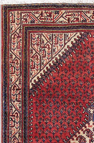 3.5 x 5 Persian Mahal Hamadan Rug Iran Sale #PIX-82734