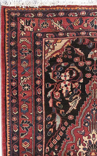 3.5 x 5.3 Persian Lilihan Rug Iran #PIX-82744