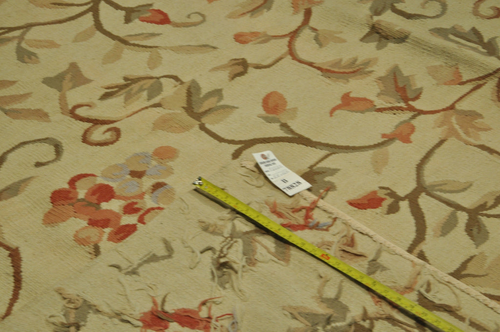 10 x 14 Needle Point Rug French Floral #B-78828