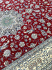 Load image into Gallery viewer, 9.4 x 13.4 Authentic Persian Nain Rug Wool and Silk Handmade Iran #B-80009