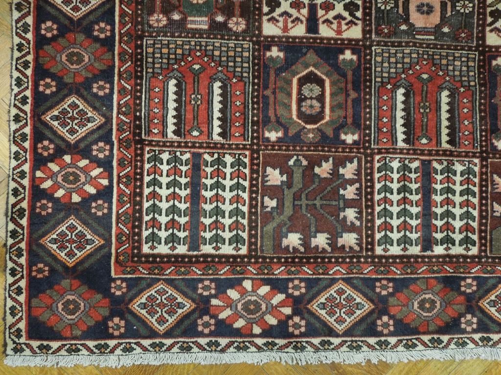 6.8 x 10 Persian Tribal Bakhtiar Garden Pattern Rug #PIX-19877