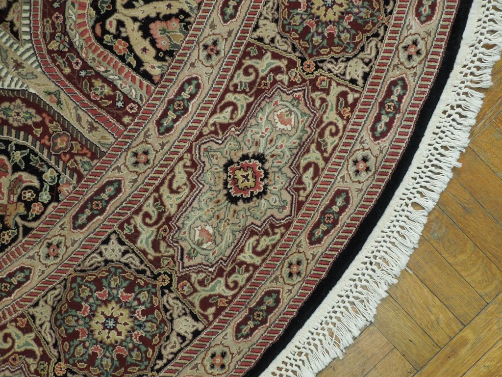 10.0 x 10.3 Feet ROUND Fine Hand-knotted Rug DOM GONBAD #PIX-20868