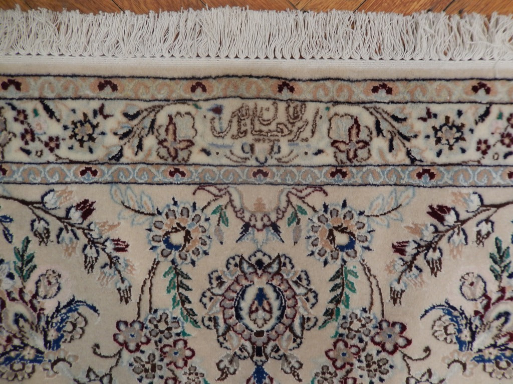 10 x 13 SIGNED Habibian Super Fine Persian 6 La Nain Rug Wool and Silk 500 KPSI Authentic IRAN #PIX-21930