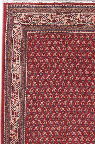 3.5 x 5.4 Persian Hamadan Saraband Mir Herati Rug Iran #PIX-82718