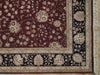 Load image into Gallery viewer, 5.9 x 8.9 Quality New Handmade Rug Wool and Silk Burgundy #PIX-19166