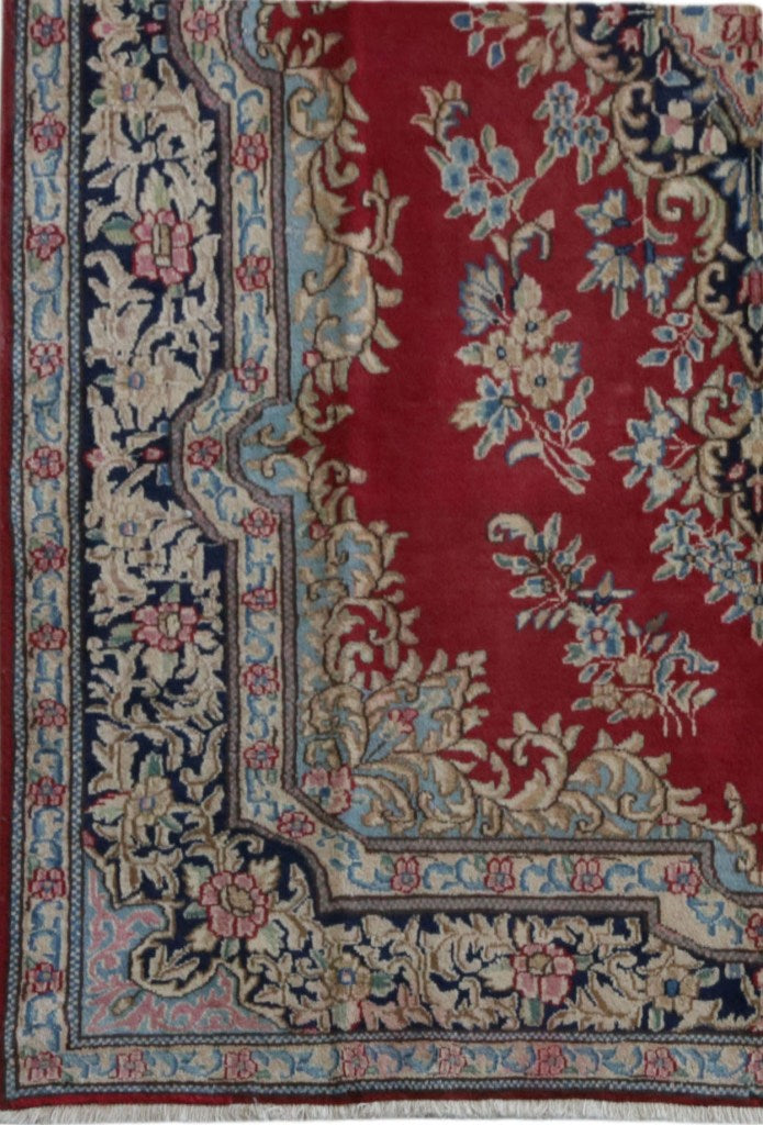 6.5 x 9.2 Geninue Persian Kerman Rug #B-81850