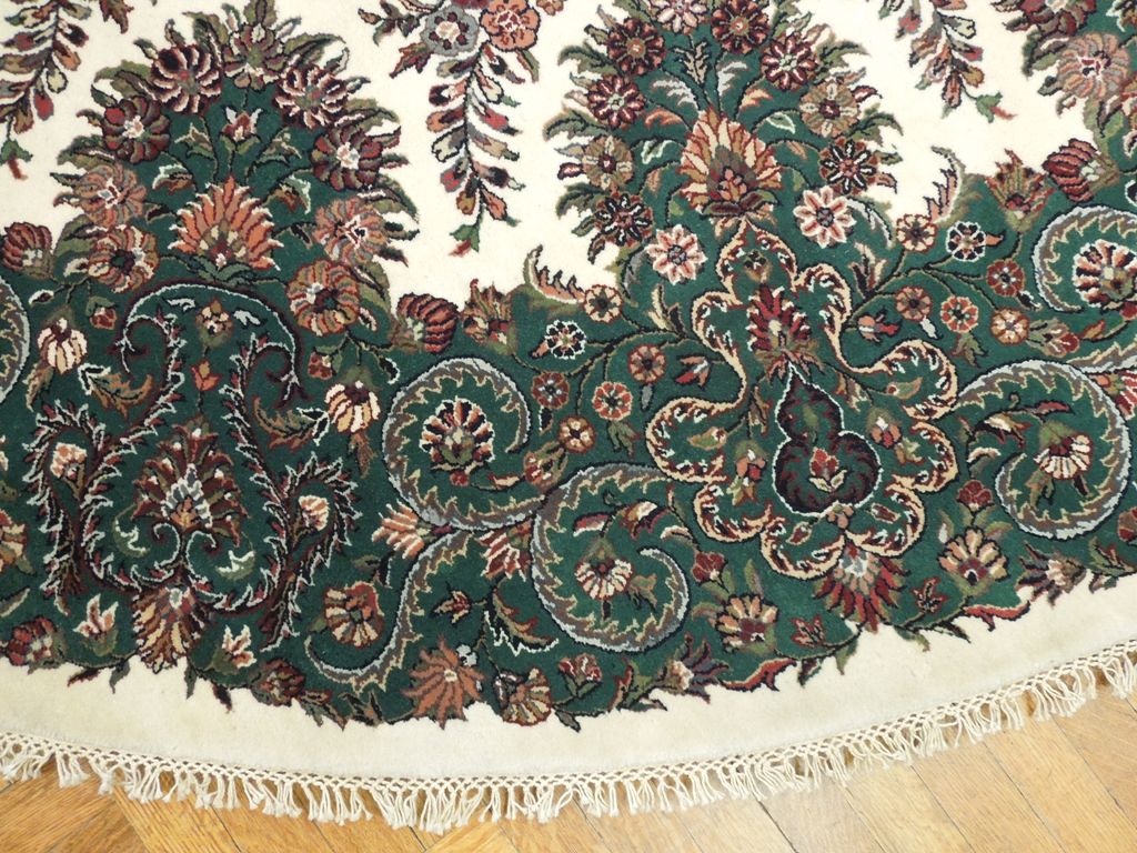 10 X 10 Feet ROUND Quality Wool Jaipour Hand-knotted Rug  #PIX-20442