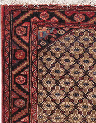 3.5 x 4.8 Persian Kamelhel Rug Iran Hamadan Carpet #PIX-82711