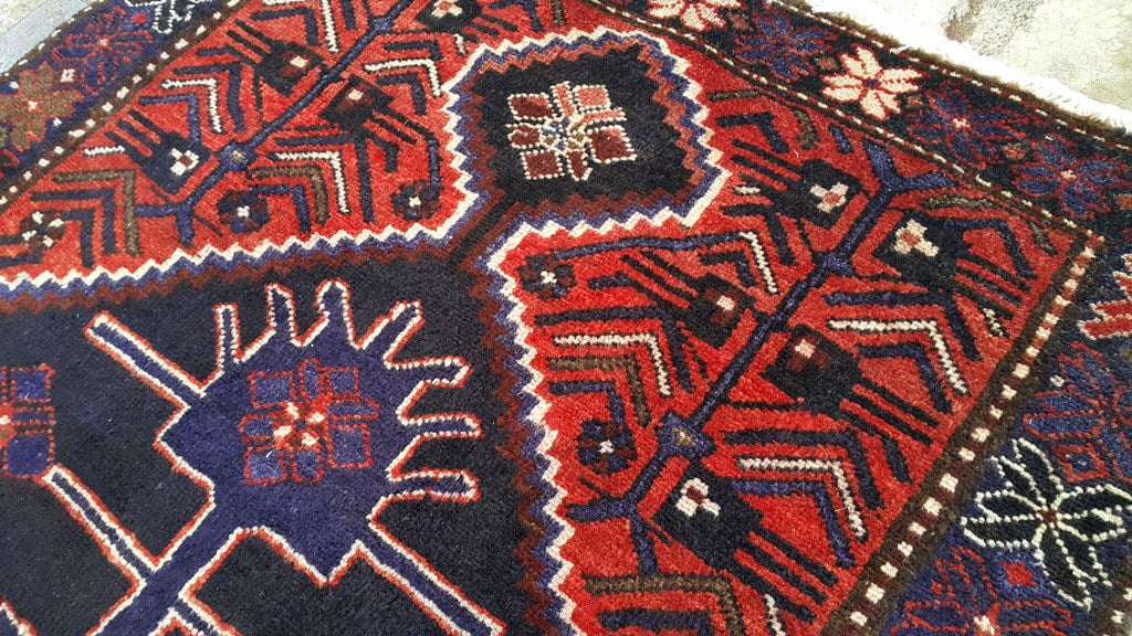 3.9 x 6.8 Persian Tribal Koliaie Rug #B-80974