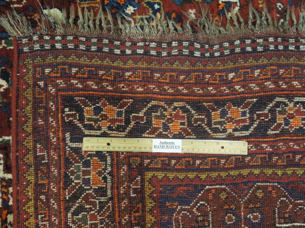 7.2 X 10.0 Ethnic Persian Tribal Shiraz Qashqai Rug Wool On Wool #PIX-23880