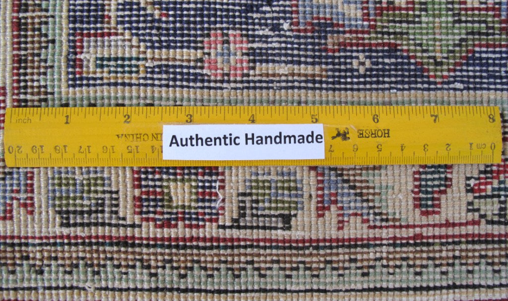 6.9 x 9.2 Persian Tabriz Wool Rug #B-81857