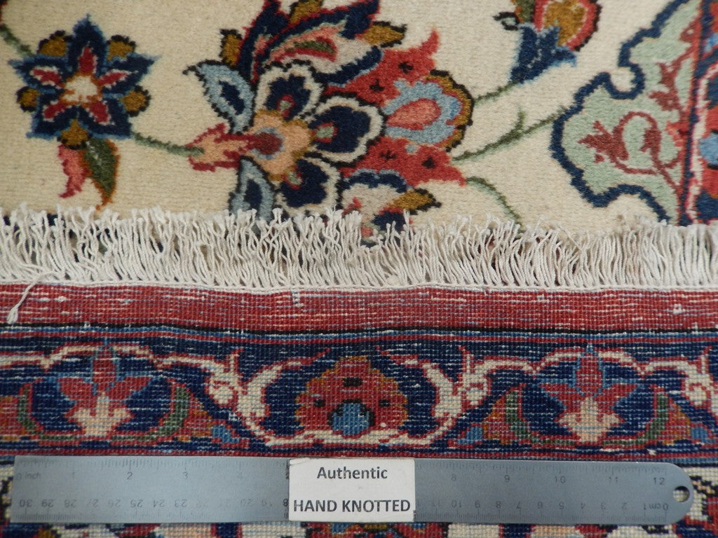 6.6 x 9.10 Quality Persian Esfahan Wool Rug #B-80865