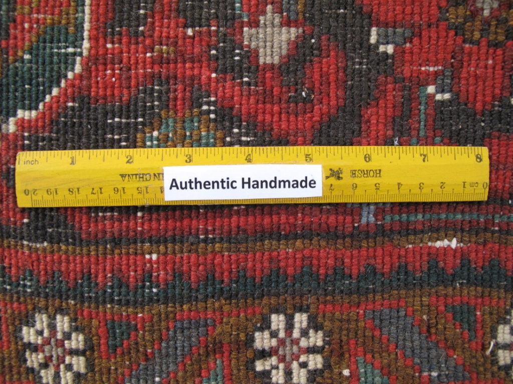 6.3 x 9.4 Persian Heriz Rug Tribal Iran #B-81286