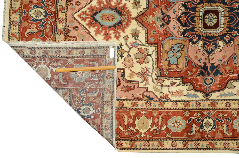 10 x 14 New Heriz Serapi Hand-Knotted Rug Finer Wool #B-79339