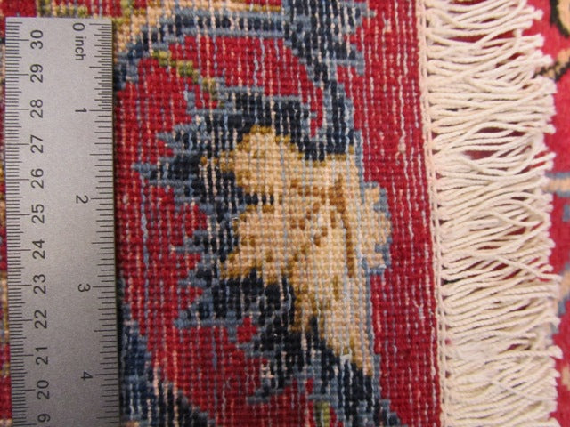 6.11 x 9.3 Genuine Persian Esfahan Wool Rug #PIX-15318