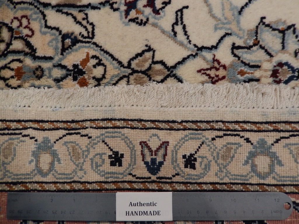 6.6 x 9.6 Authentic Persian Tabriz Rug Handmade Iran Wool and Silk #PIX-21985