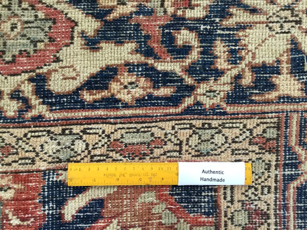 8.2 x 11.8 Unusual Authentic Persian heriz Rug IVORY #B-80148