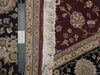 Load image into Gallery viewer, 5.9 x 8.9 Quality New Handmade Rug Wool and Silk Burgundy #PIX-19166