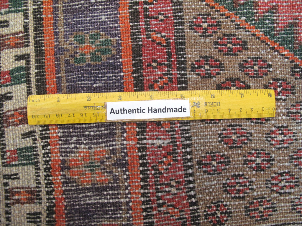 3.2 x 5 Persian Hamadan Tribal Rug Pink Red #PIX-82721