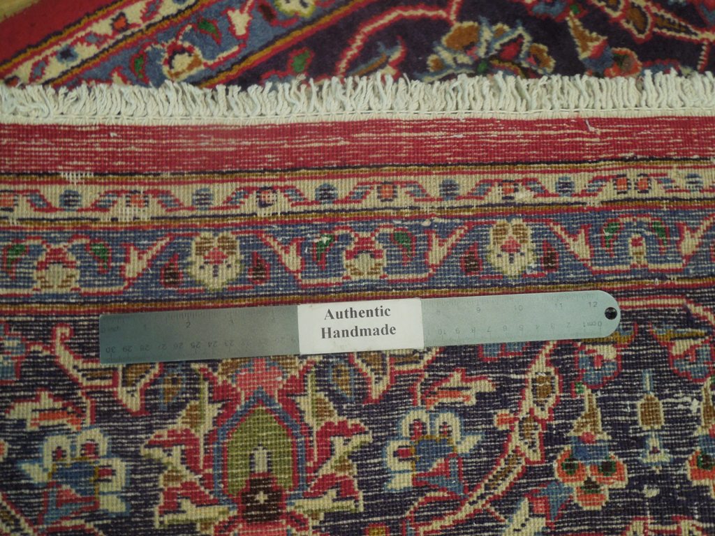 6.9 x 9.9 Semi Antique Traditional Persian handmade Classic Kashan Rug #B-72159