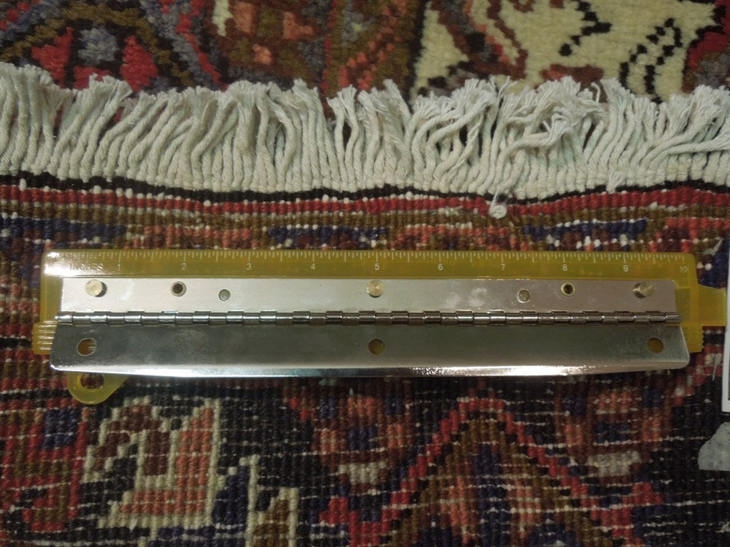 7 x 10.8 Persian Heriz Carpet Hand-Knotted Iran Wool #B-73876