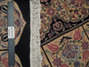 Load image into Gallery viewer, 5.10 x 8.8 High Quality Wool and Silk Handmade Rug French Savonnerie BLACK #PIX-18807